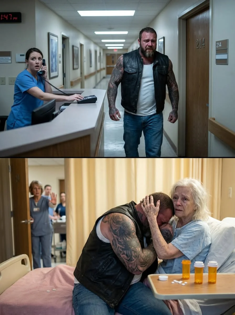 A Biker Burst Into My Grandmother’s Nursing Home Room And Shut The Door — I Called Security Before I Saw What She Was Holding In Her Hand