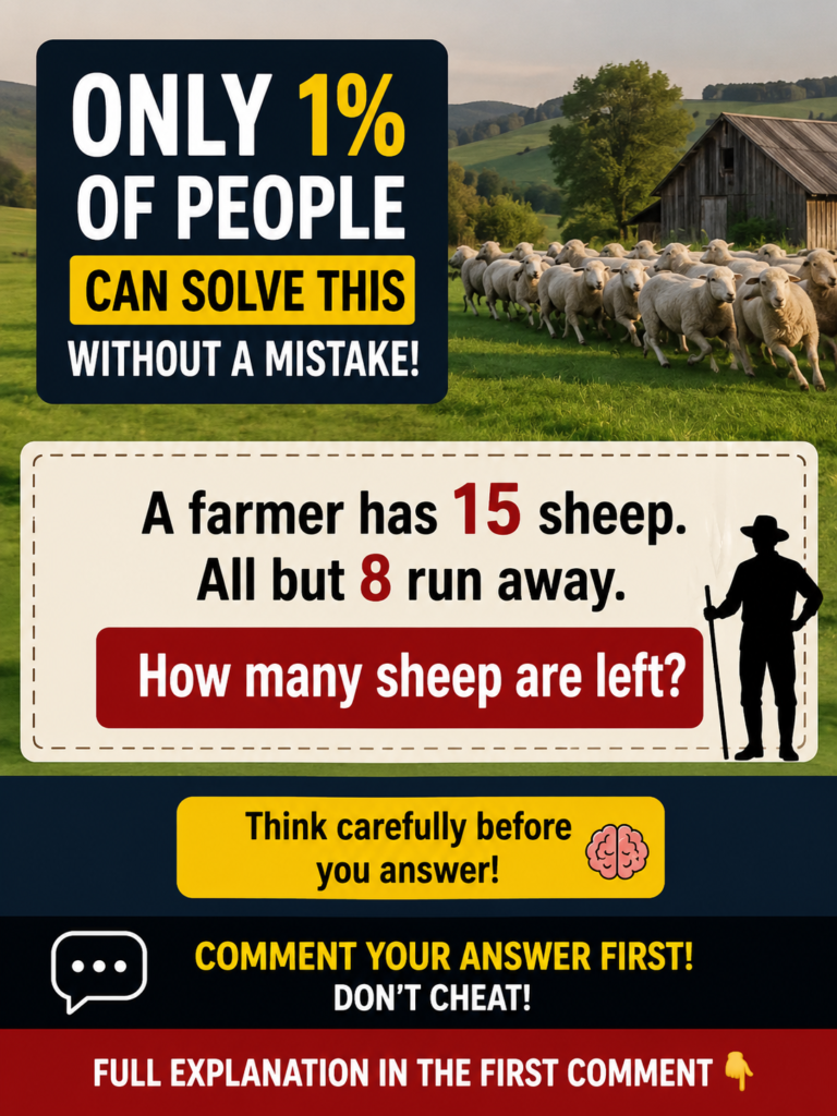 🧠 Only 1% of People Can Solve This Without Making a Mistake!