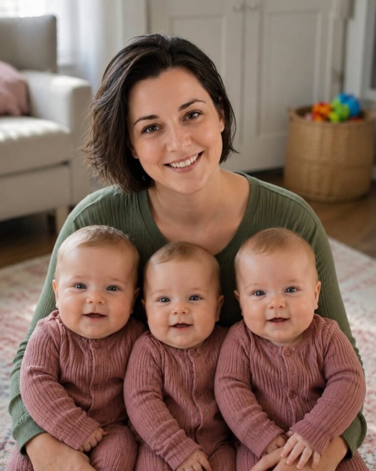 Exhausted Mother of Triplets Welcomes Husband Home to a Silent House