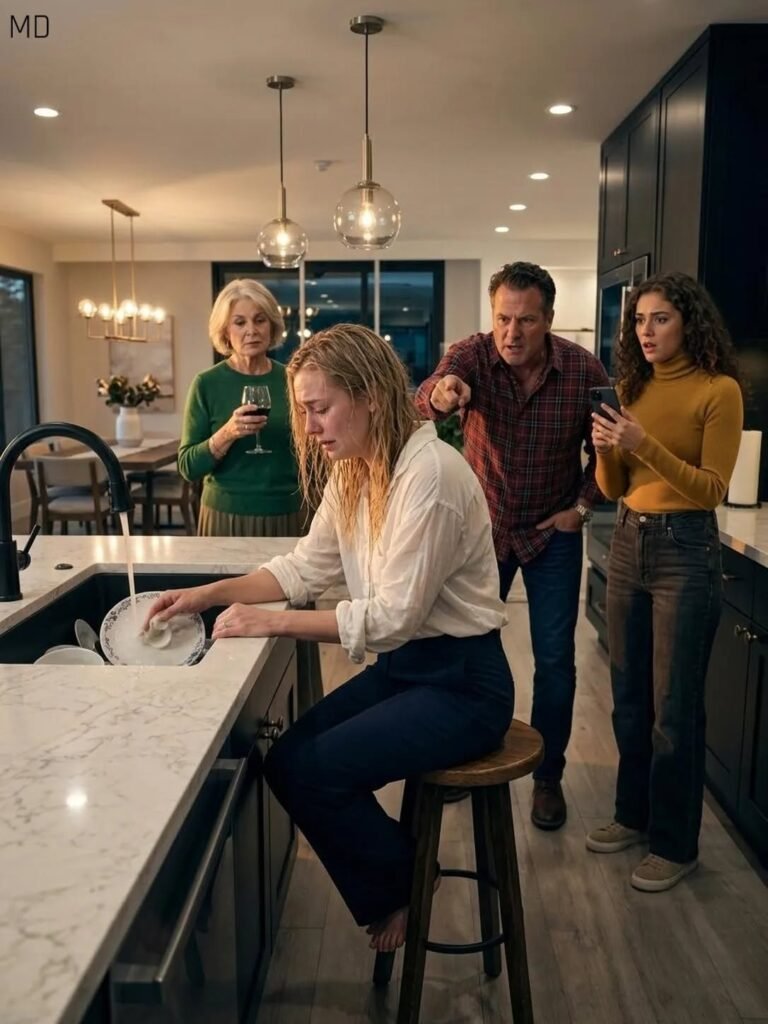 I Found My Daughter Barefoot in a Freezing Kitchen — Then Her Husband Learned Who Owned the House
