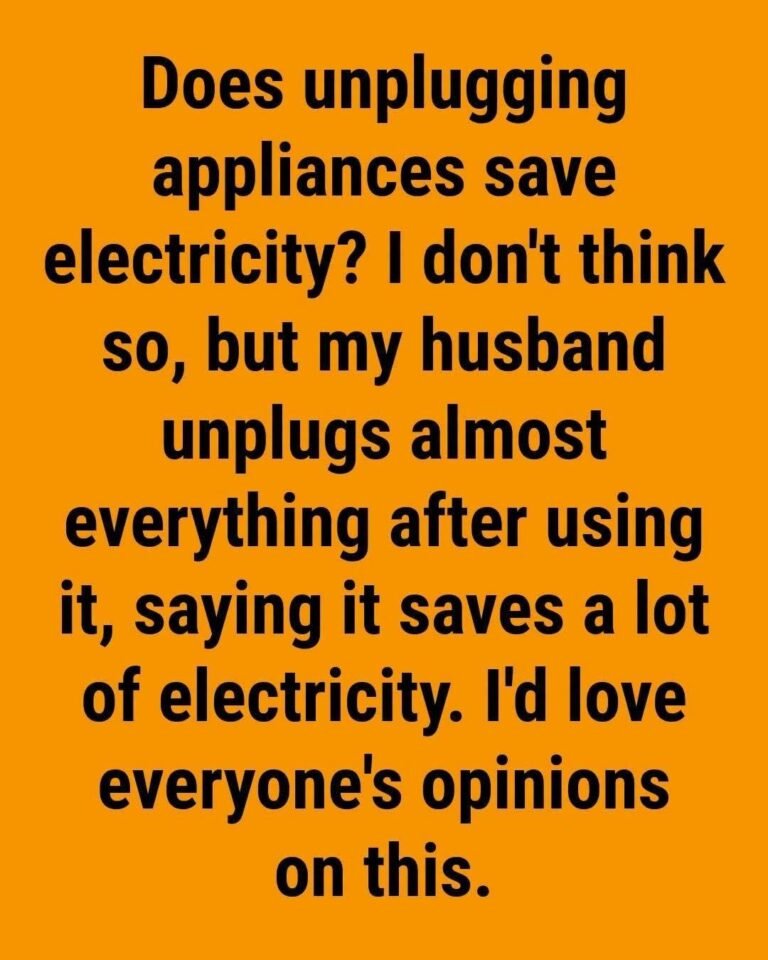 Does Unplugging Appliances Save Electricity?