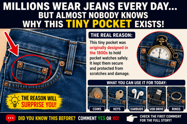 Almost Everyone Has This Small Pocket in Their Jeans… But Very Few People Know Why It Was Really Added