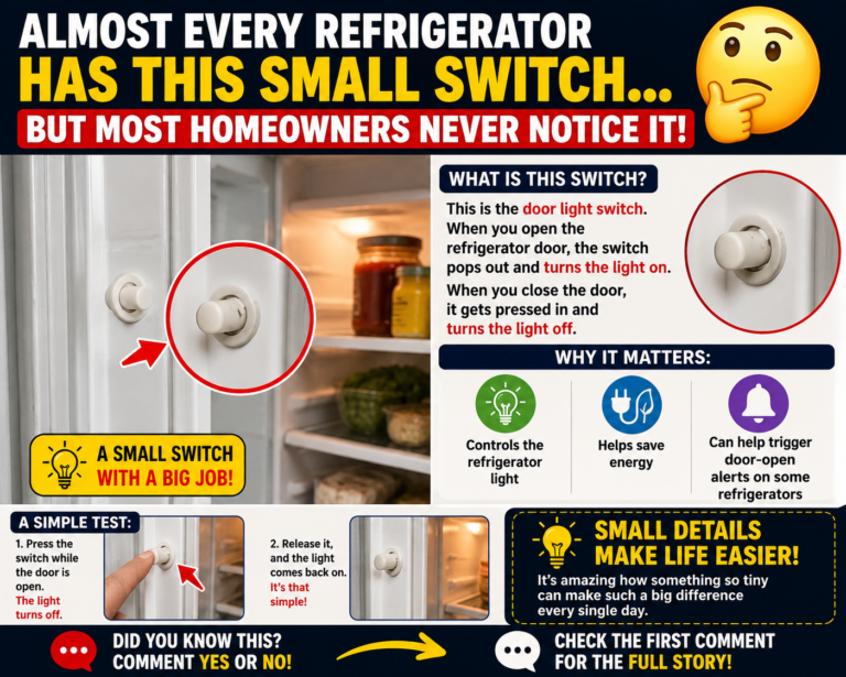 Almost Every Refrigerator Has This Small Switch… But Most Homeowners Never Notice It