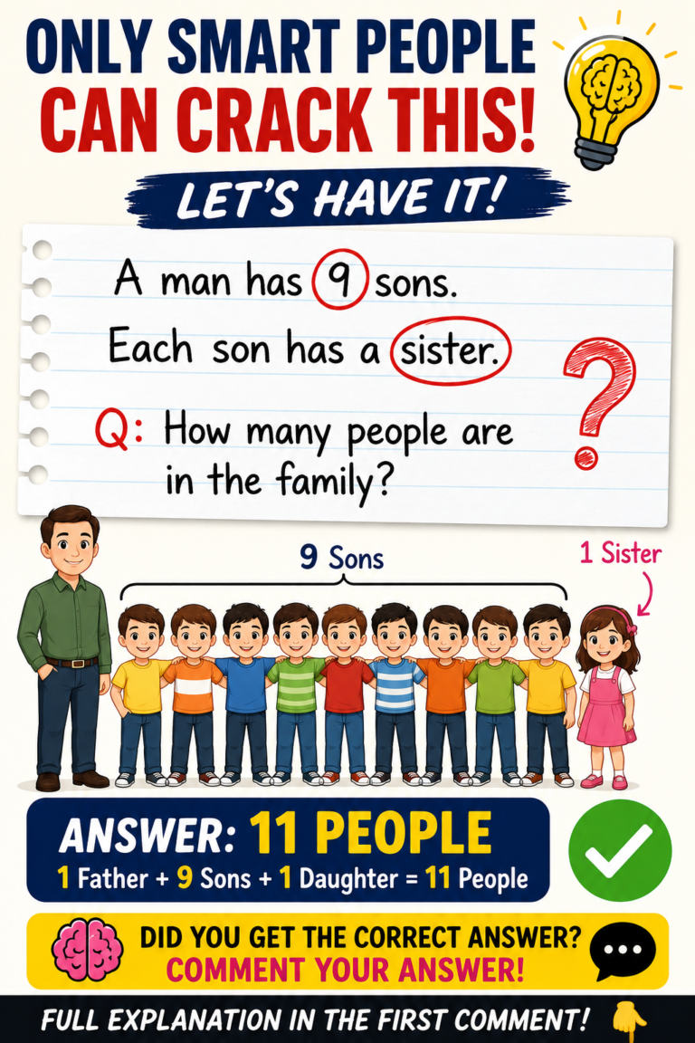 Only Smart People Can Solve This Family Puzzle—Can You?