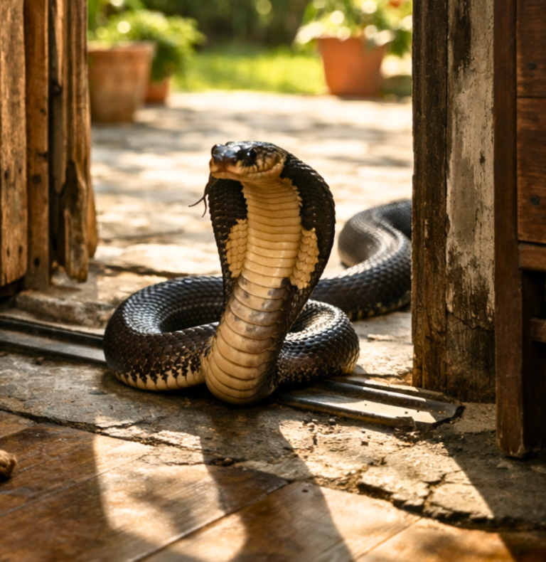 When a Snake Enters…