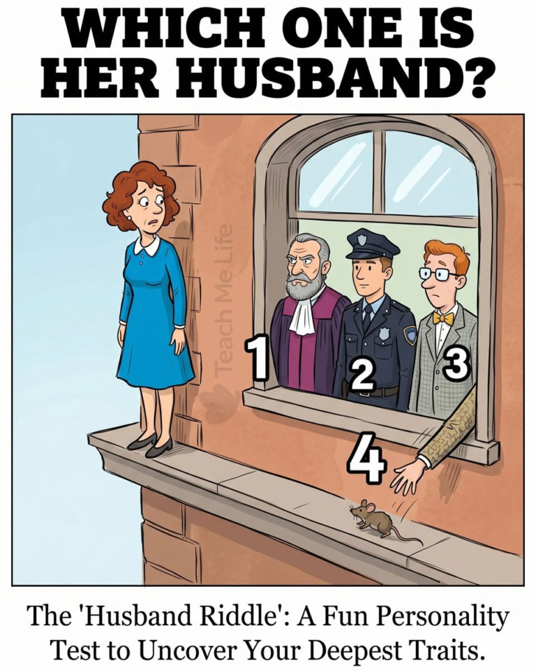 Which one is her husband?