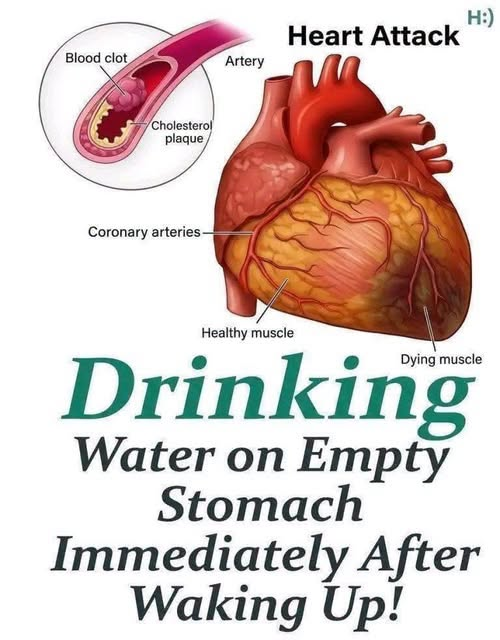 For this reason, it is beneficial to drink water on an empty stomach.