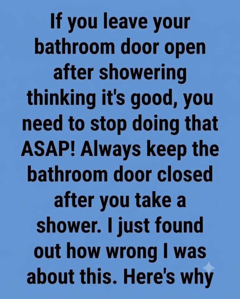 Is It Better to Leave the Bathroom Door Open or Closed After Taking a Shower or Bath?