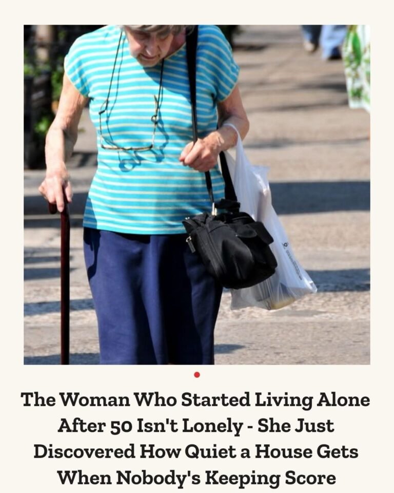 The Woman Who Started Living Alone After 50 Isn’t Lonely – She Just Discovered How Quiet a House Gets When Nobody’s Keeping Score