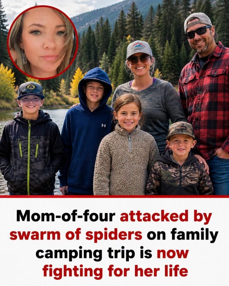 Mother of Four Hospitalized After Multiple Spider Bites During a Family Camping Trip