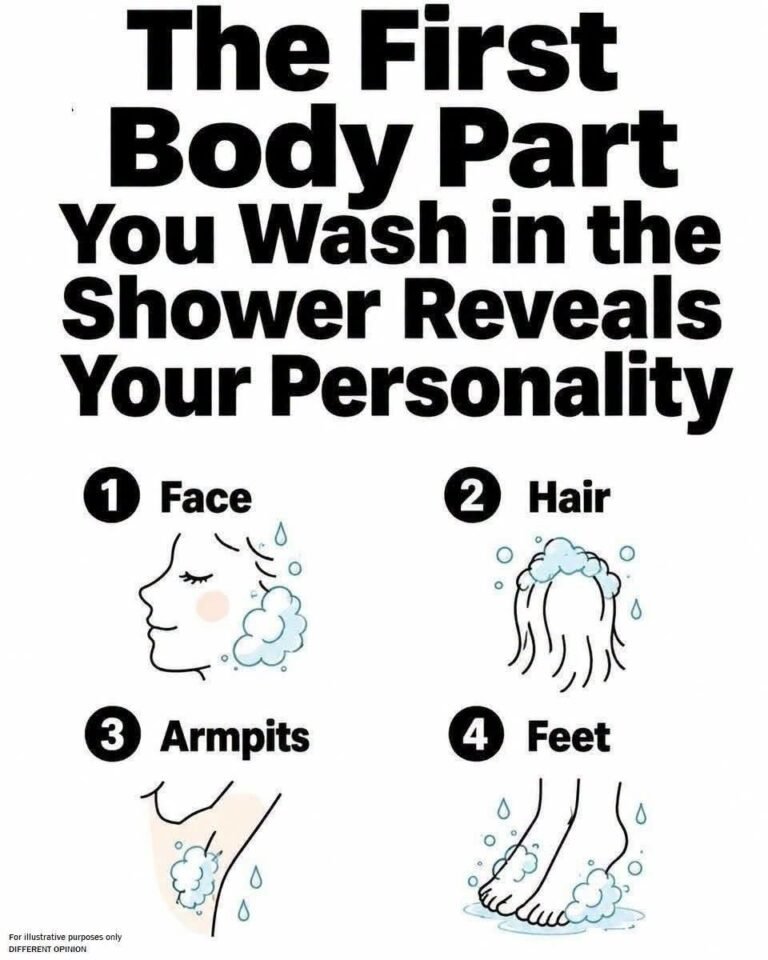The First Body Part You Wash in the Shower Reveals Your Personality