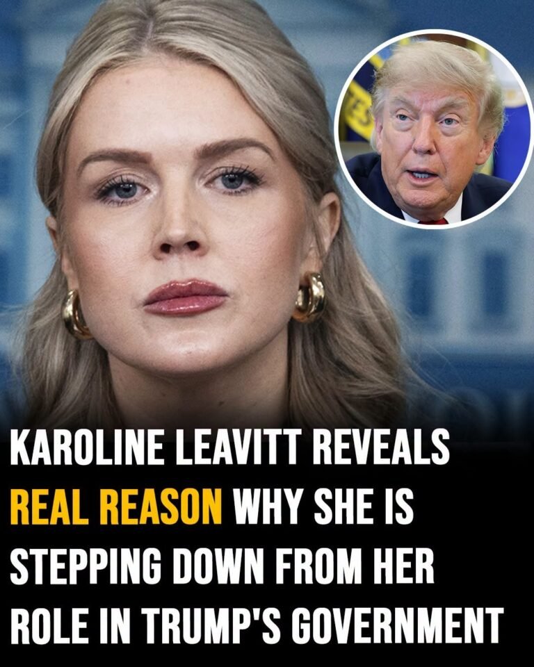 Karoline Leavitt explains real reason why she is stepping down from her role in Trump’s government