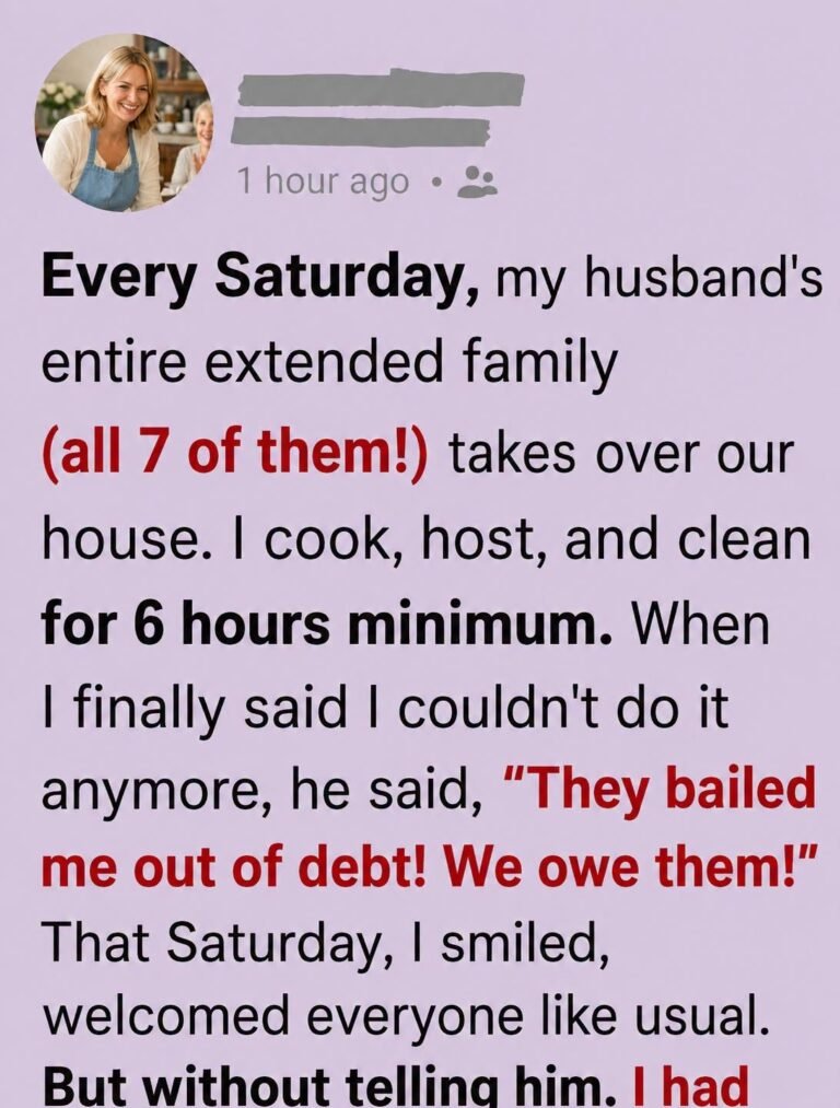 After Years of Cooking for His Family Like a Maid, I Finally Served Them Something They Didn’t Expect
