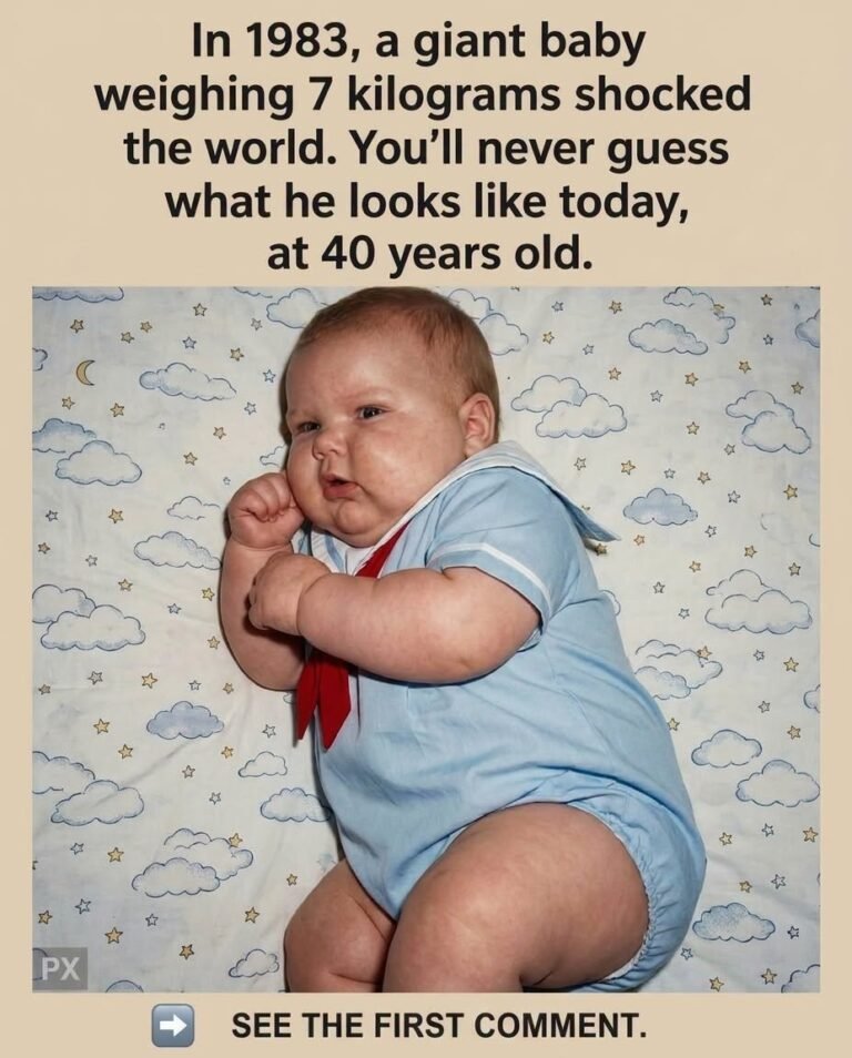 The 7 kilo baby who amazed the world in 1983: this is how it looks today, at the age of 40.
