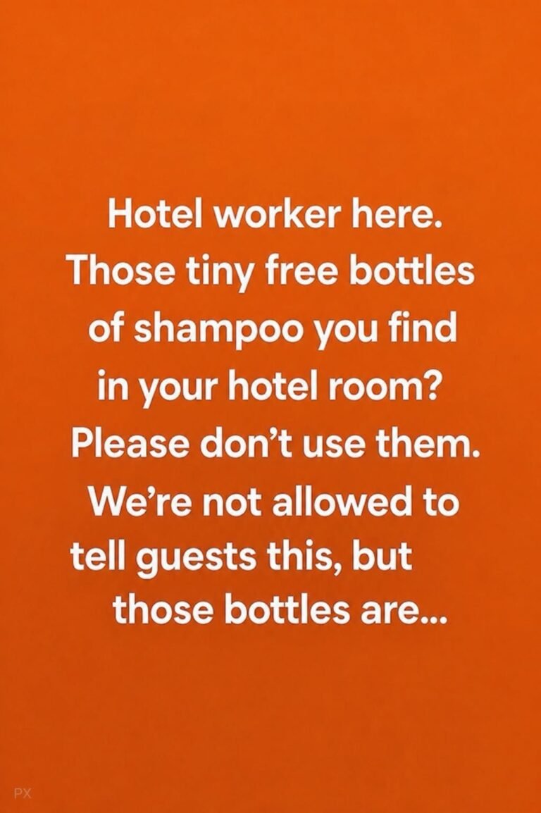 Think Twice Before Using Those Tiny Shampoo Bottles