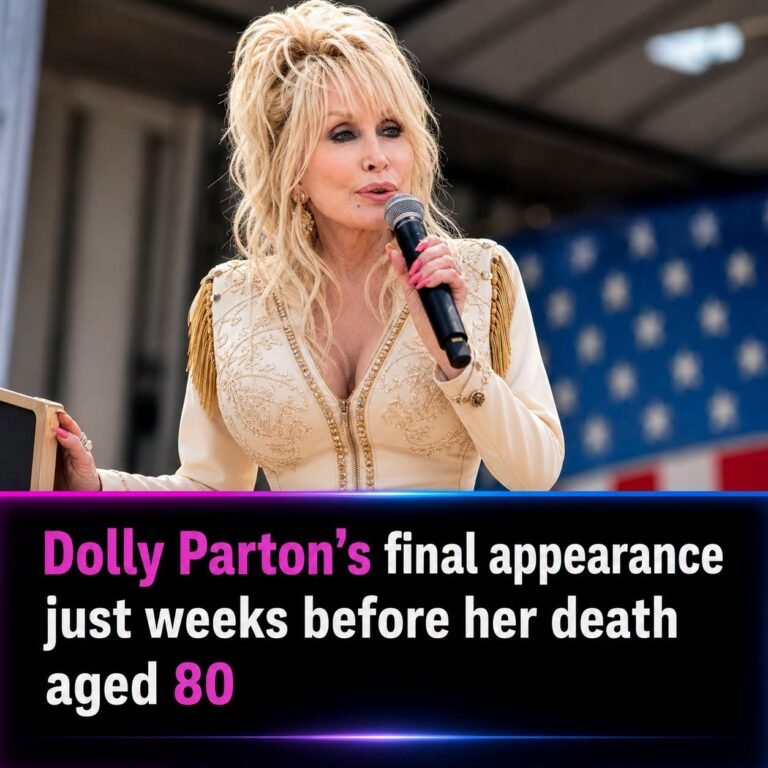Dolly Parton’s final appearance just weeks before her death
