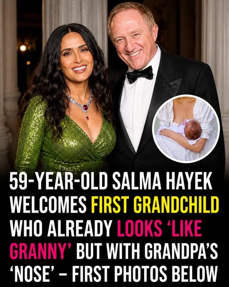 Salma Hayek Becomes a First-Time Grandmother as Her Stepson Welcomes a Baby Boy