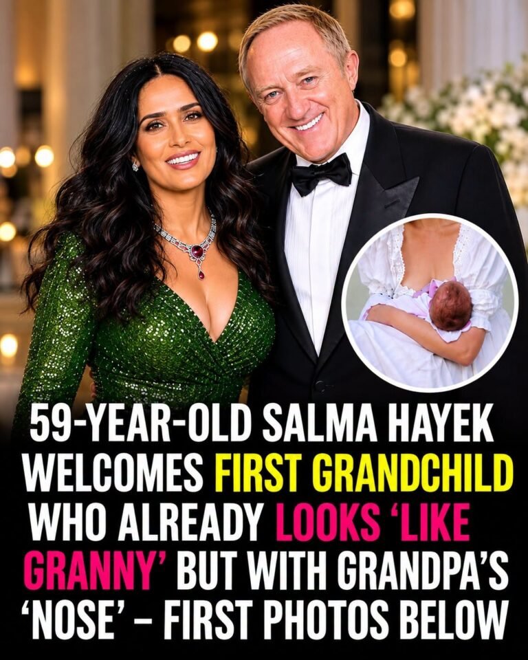 Salma Hayek Becomes a First-Time Grandmother as Her Stepson Welcomes a Baby Boy