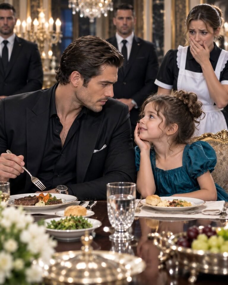 Mister… may I eat with you?” the maid’s three-year-old daughter asked Julian Hale, the wealthy mafia boss whose name could silence an entire room