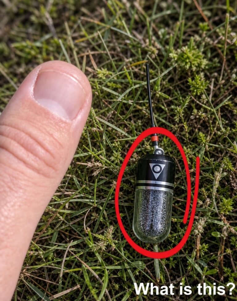 I was walking in the park with my dog when suddenly he found this in the grass.