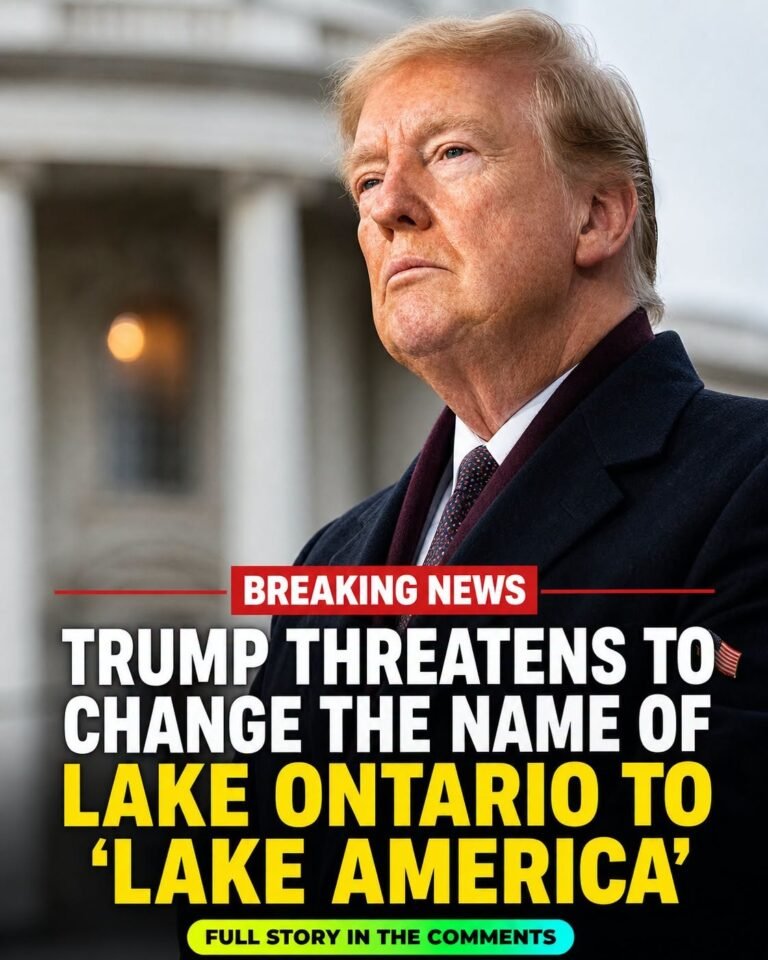 Trump threatens to change the name of Lake Ontario to ‘Lake America’