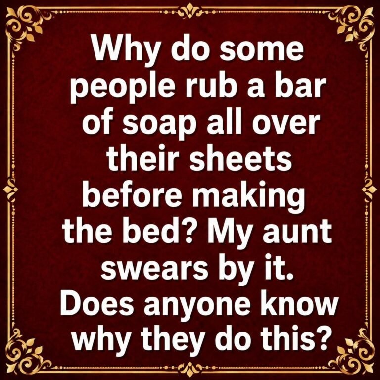 Why Do Some People Put Soap Near Their Sheets at Night? The Old Leg-Cramps Remedy Explained