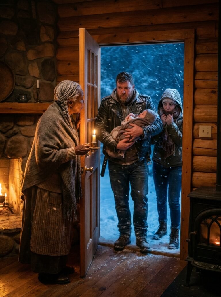 After offering shelter for one freezing night to a struggling Hells Angel’s family, a compassionate Black woman is stunned when, just days later, dozens of bikers unexpectedly arrive at her home, bringing gratitude, respect, and a powerful show of unity