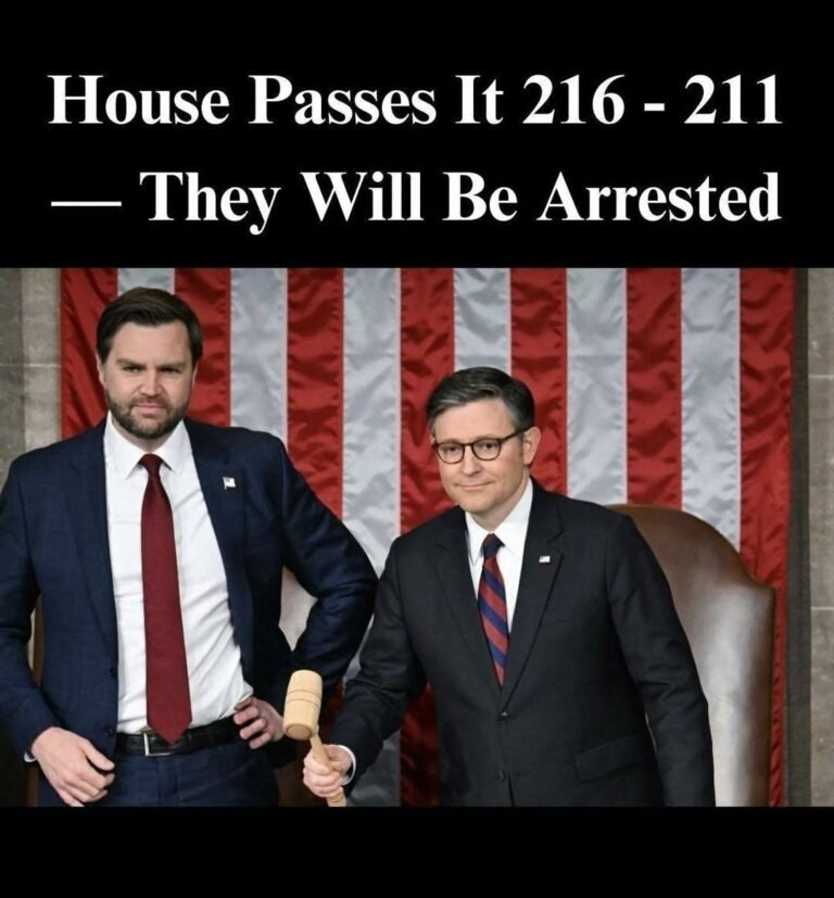 The Republican-Controlled U.S. House of Representatives Passes Major Bill 216-211