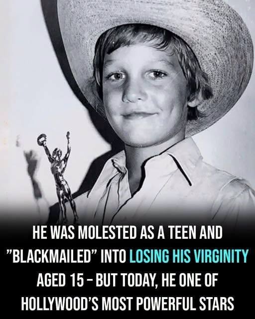 He was ”molested” as a teen and ”blackmailed” into losing his v!ginity aged 15