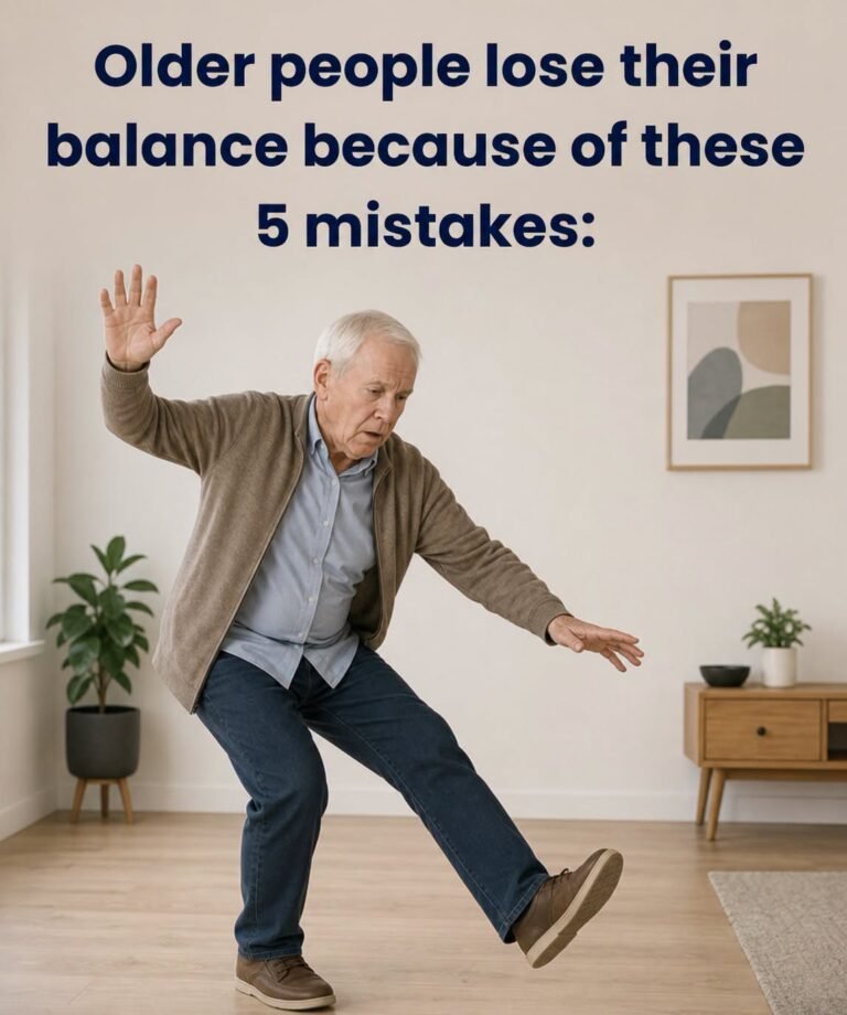 5 common mistakes that cause older people to lose their balance