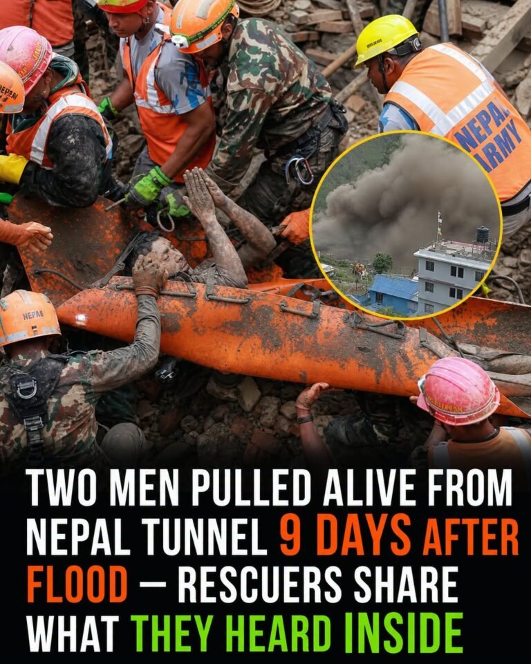 Two men pulled alive from Nepal tunnel 9 days after flood – rescuers share what they heard inside