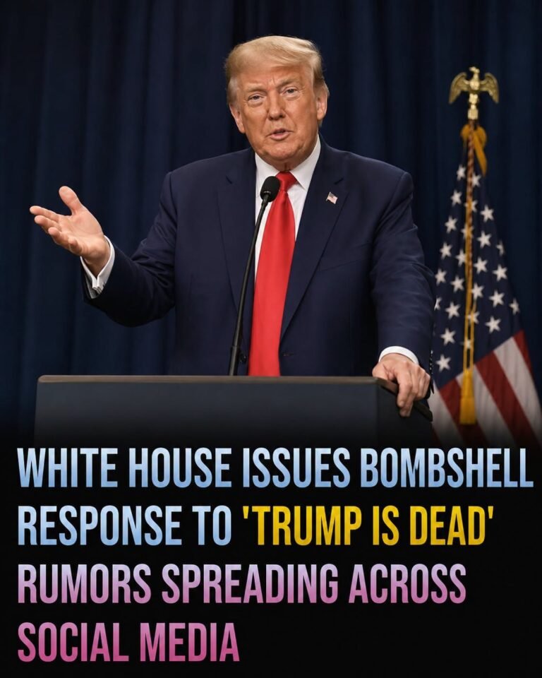 White House issues bombshell response to ‘Trump is dead’ rumors spreading across social media