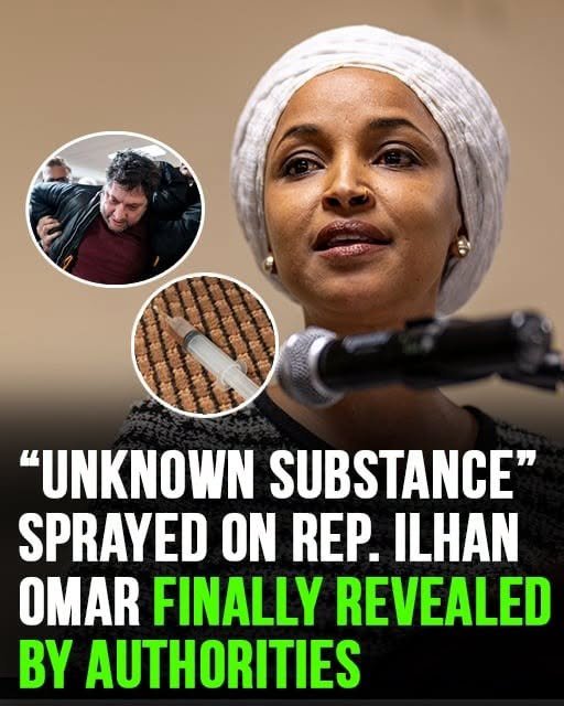 “Unknown substance” sprayed on U.S. Representative Ilhan Omar finally revealed