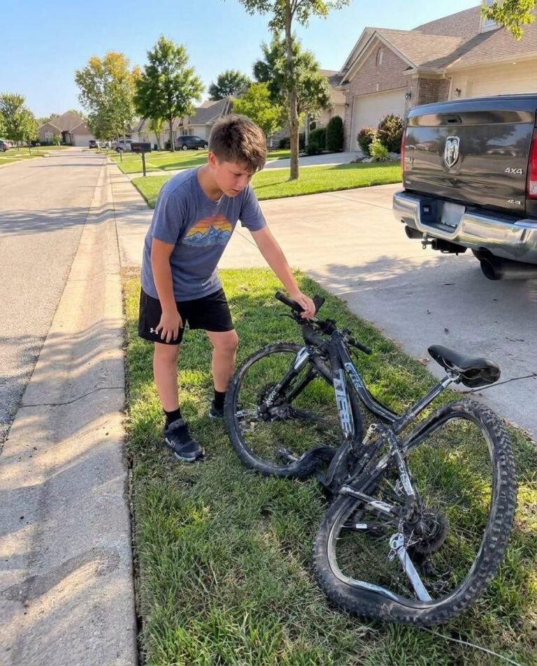 My Neighbor Ran Over My Son’s Bike and Refused to Pay — Then My 12-Year-Old Walked Next Door With a Notebook