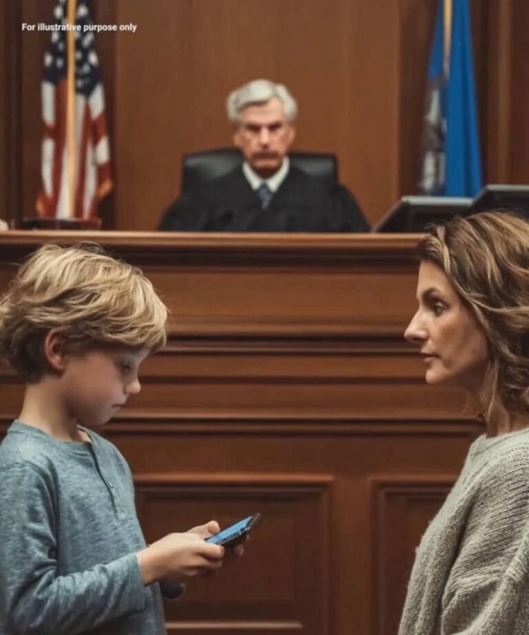 In court, my ex said, “my son wants to live with me.” the judge asked…