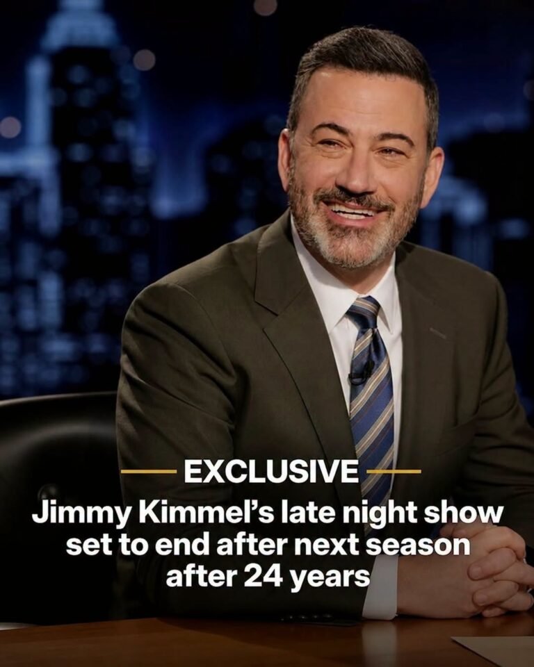Jimmy Kimmel’s late night show set to end after next season after 24 years