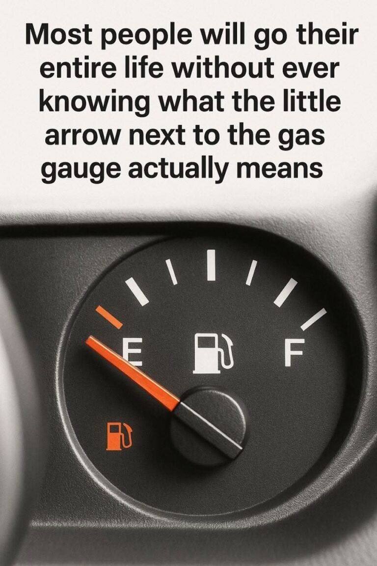 Why That Little Arrow Next to Your Gas Gauge Matters!