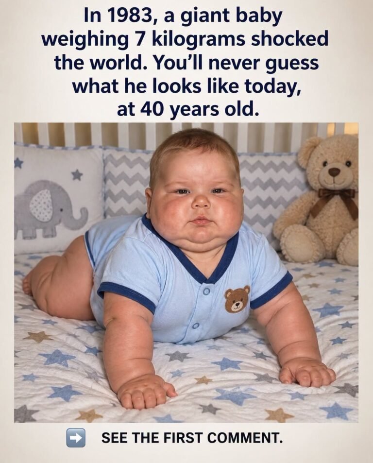 The 7 kilo baby who amazed the world in 1983: this is how it looks today, at the age of 40… See more