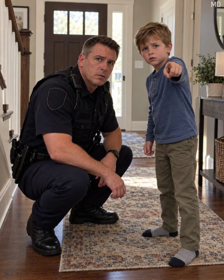 My 7-Year-Old Called the Police Over Ice Cream — Then the Officer Noticed What I Had Been Hiding