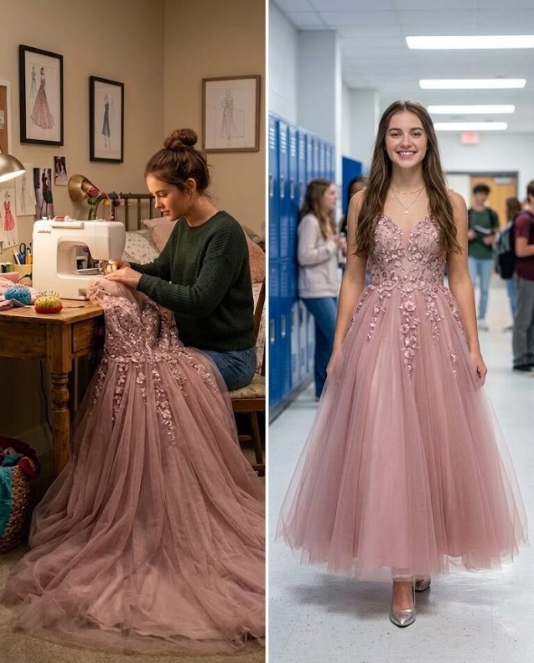 My 16-Year-Old Daughter Stayed up All Night Sewing a Dress for Her Classmate – The Next Morning, the Girl’s Mother Asked, ‘Do You Know Why She Really Did It?’